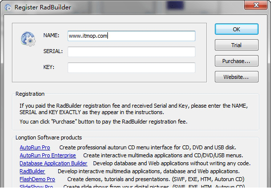 Longtion RadBuilder破解版