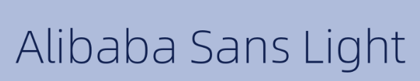 AlibabaSans Light