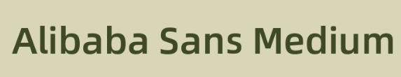 AlibabaSans Medium