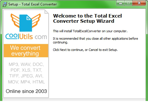 Total Excel Converter破解版
