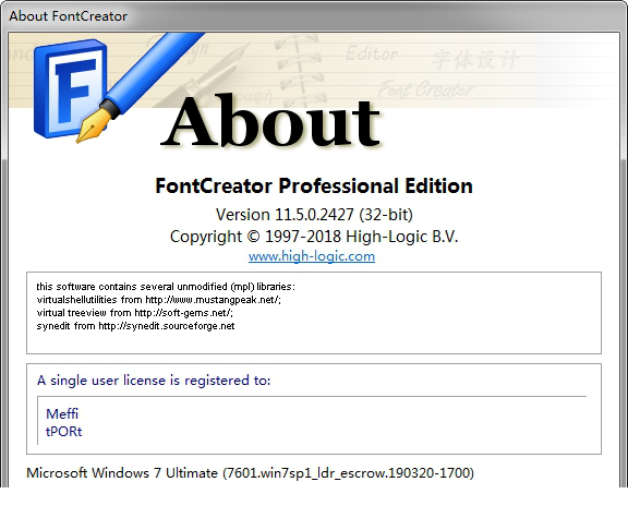 fontcreator注册机