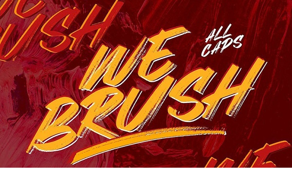 webrush美式涂鸦字体