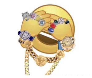 大黄脸土豪捂脸表情包