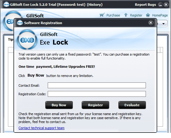 Gilisoft EXE Lock破解版