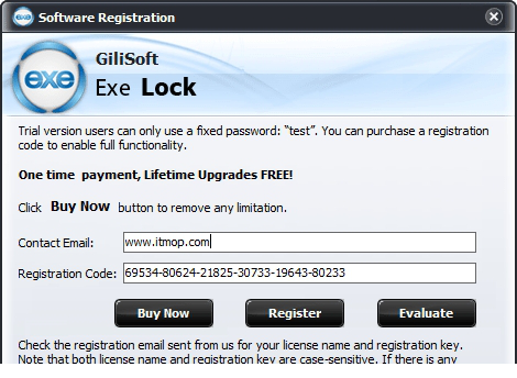 Gilisoft EXE Lock破解版