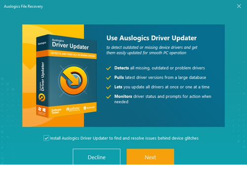 Auslogics File Recovery破解版
