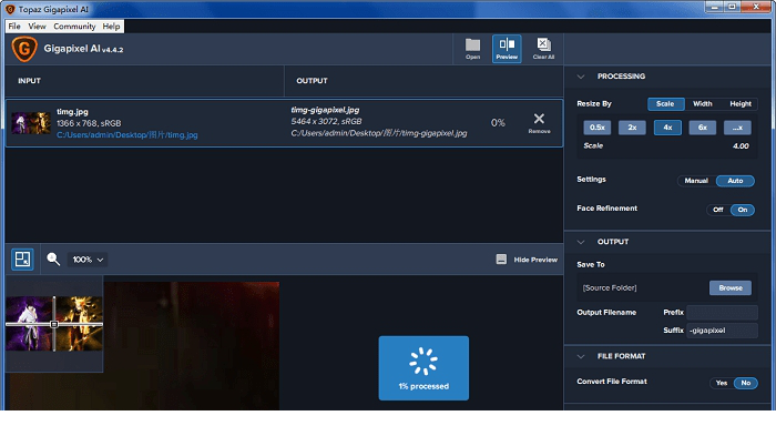 Topaz AI Gigapixel绿色版