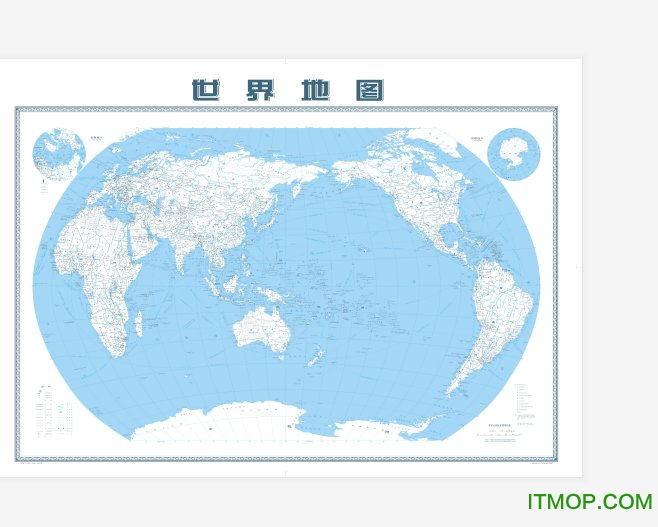 世界国家分布图中文版