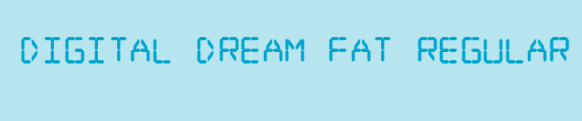 DIGITAL Dream fat字体