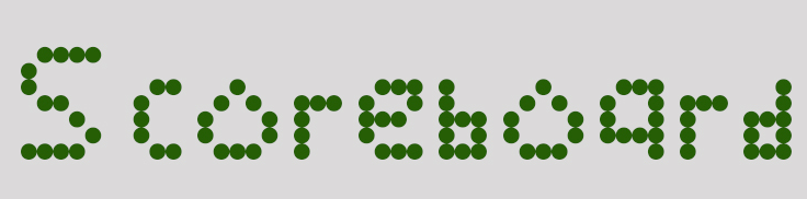 Scoreboard Regular字体