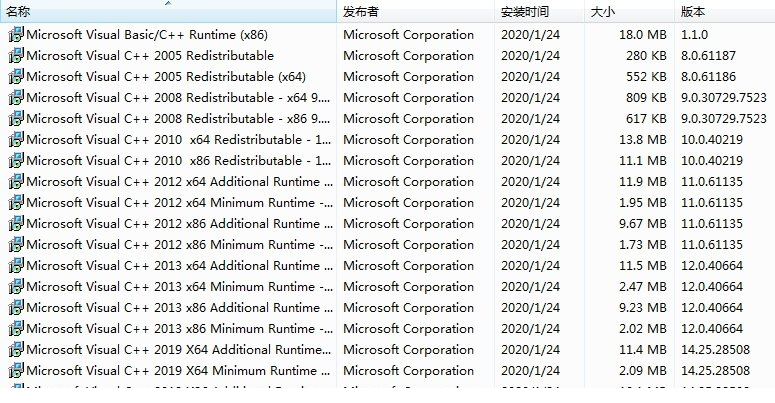 VisualC++2020运行库合集包