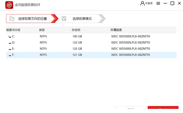 金舟数据恢复经常用的软件