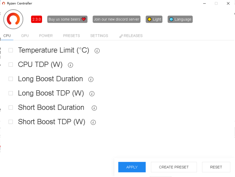 ryzen controller锐龙处理器功耗解锁安装