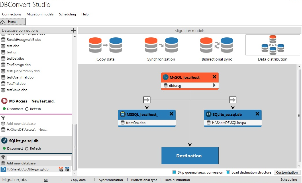万能数据库转换经常用的软件DBConvert Studio