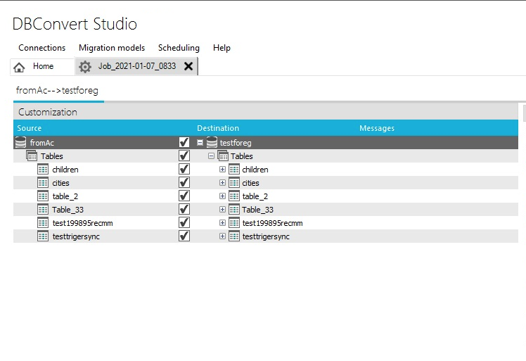 万能数据库转换经常用的软件DBConvert Studio