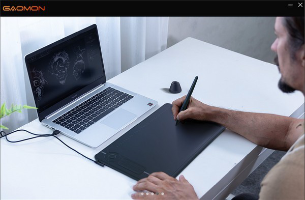 高漫M6数位板驱动器安装