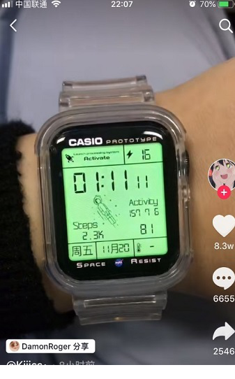 卡西欧nasa宇航员绿色表盘bin文件