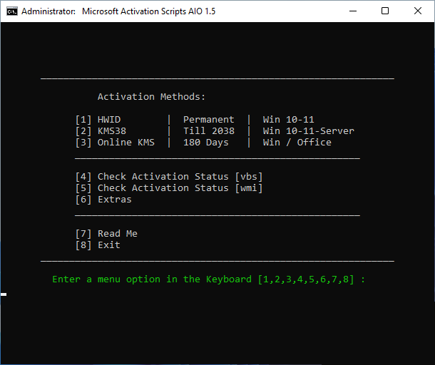 Microsoft Activation Scripts激活工具