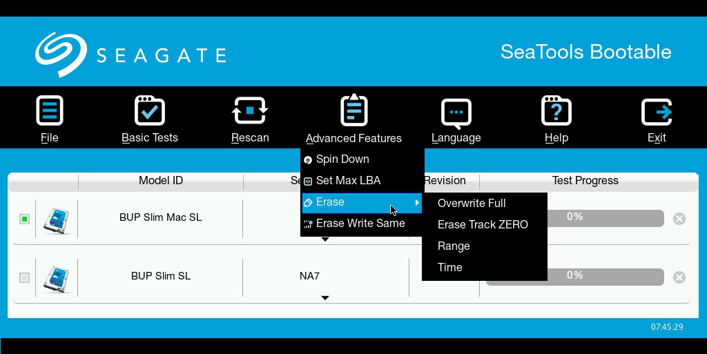 SeaTools Bootable经常用的软件