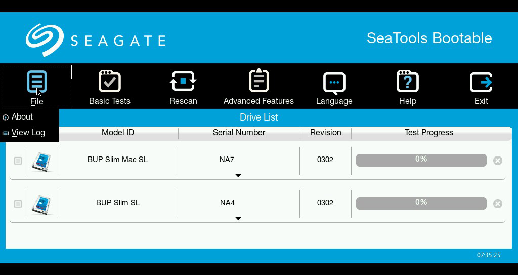 SeaTools Bootable经常用的软件