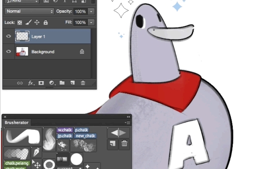 Brusherator笔刷预设动作管理面板安装
