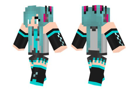 我的世界初音未来皮肤