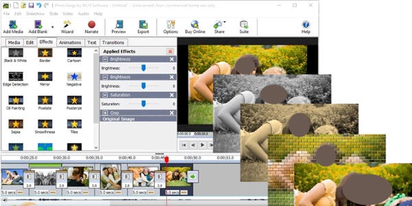 NCH PhotoStage电子相册幻灯片制作软件 v7.7