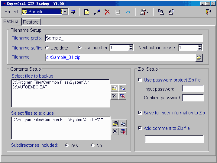 SuperCool ZIP Backup v1.88