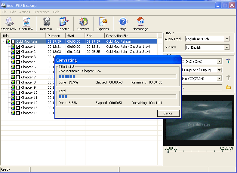 Ace DVD Backup SE v1.2.27