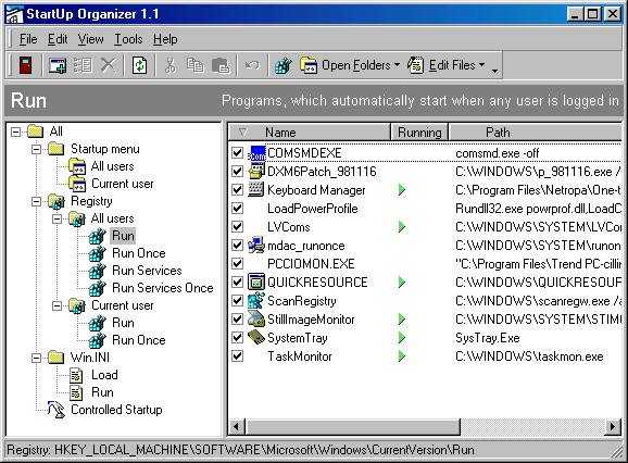 Startup Organizer v2.9.9