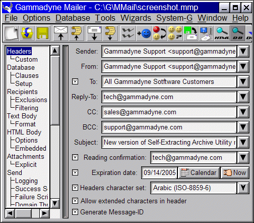 Gammadyne Mailer v59.5