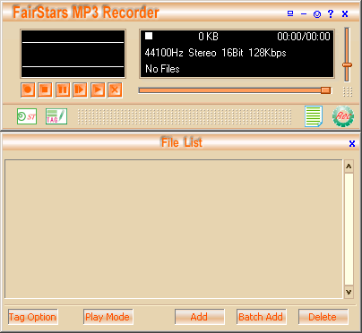 FairStars MP3 Recorder v2.56
