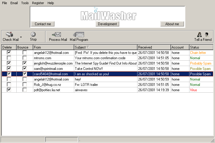 MailWasher Free v7.12.35