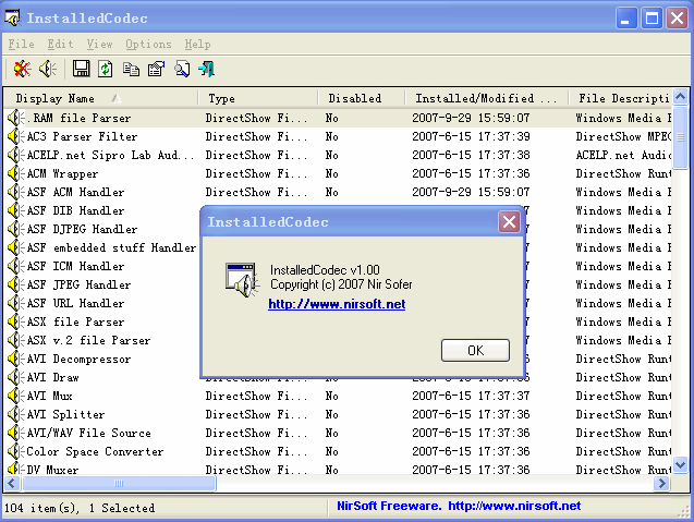 InstalledCodec v1.28