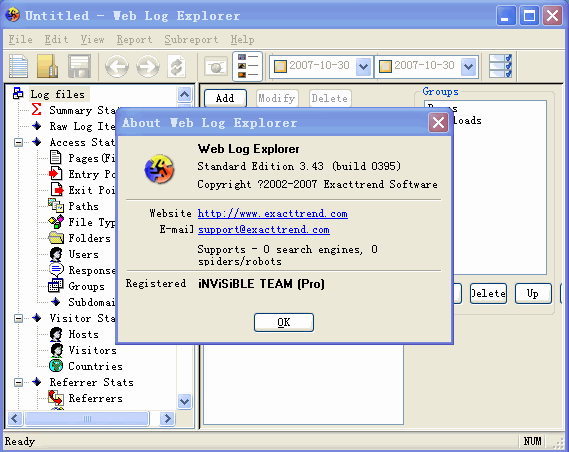 Web Log Explorer v9.7