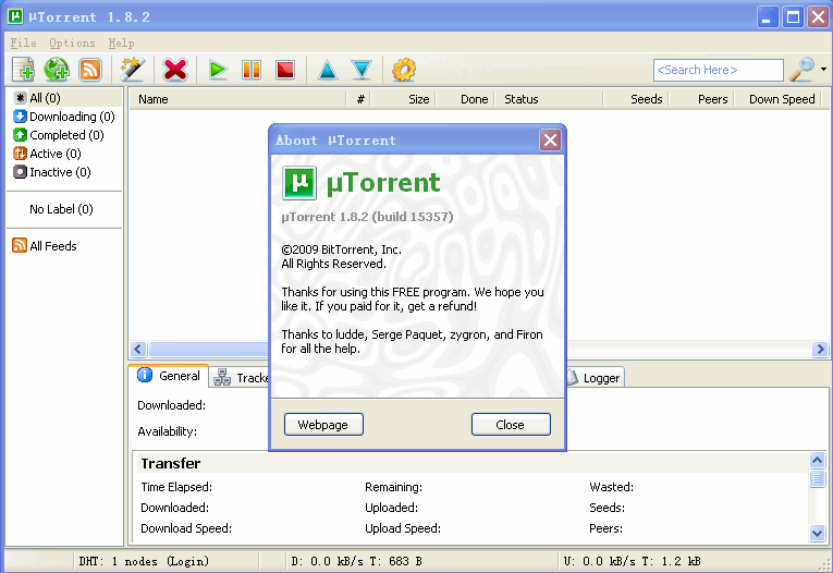 uTorrent v3.5.7
