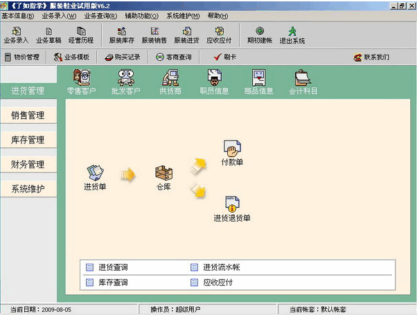 了如指掌服装店管理软件 v6.7