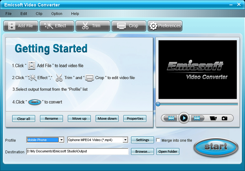 Emicsoft Video Converter v5.0.11