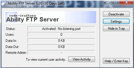 Ability FTP Server v2.1.10