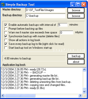 Simple Backup Tool v1.7.2.106