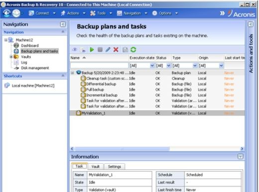 Acronis Backup Recovery Server for Linux 14