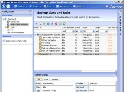 Acronis Backup Recovery Server for Windows 17