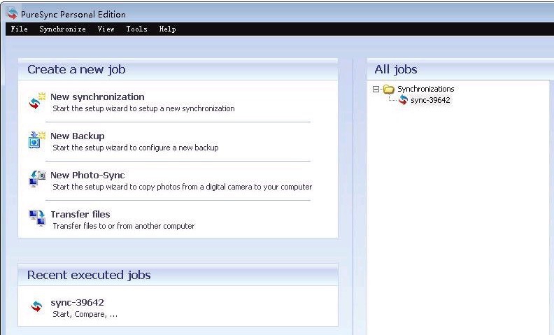 PureSync(文件同步备份软件) v5.2.4