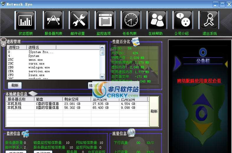 网络眼睛服务器监控软件 v5.5