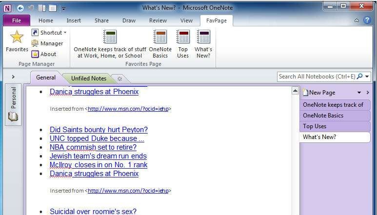 OneNote Gem Favorites(数字笔记辅助) v12.8