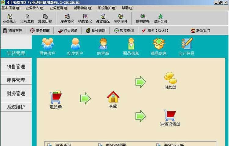 了如指掌行业通用管理软件 v6.9