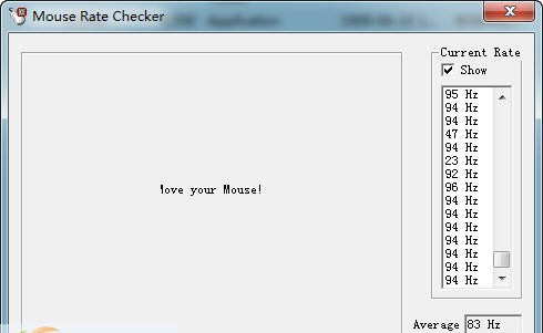 鼠标速率测试器 Mouse Rate Checker v1.5