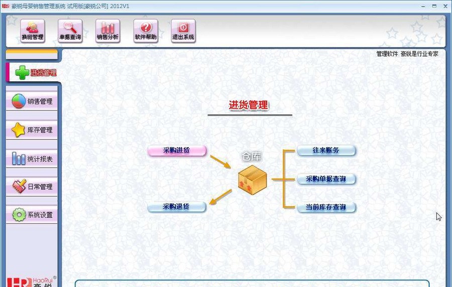 豪锐母婴销售管理软件 2015