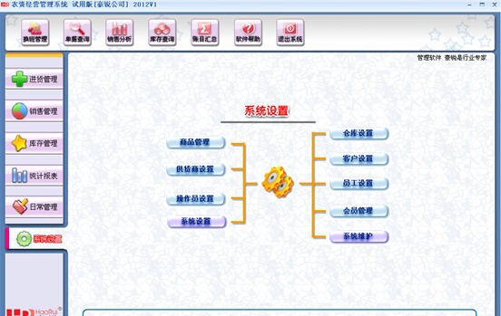 豪锐农资进销存管理软件 2016