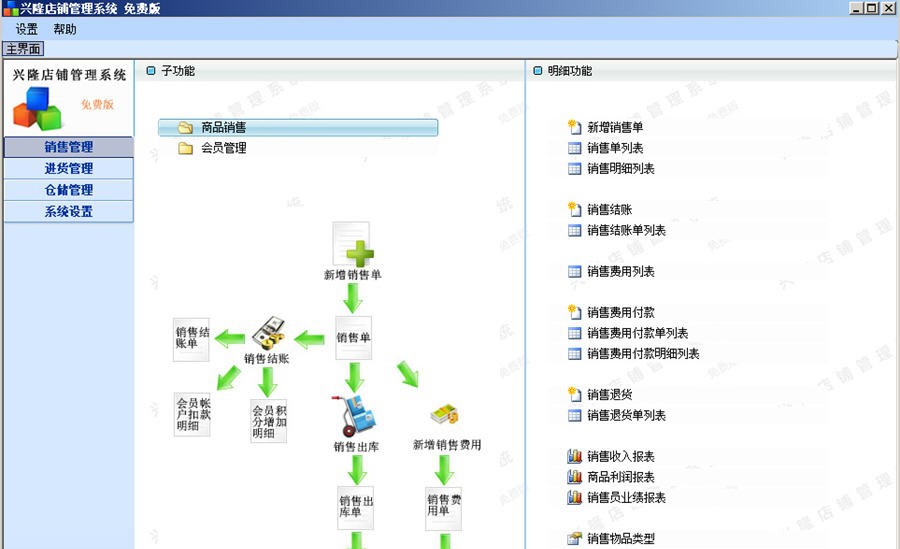 兴隆店铺管理系统 v3.5